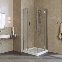 Душевой уголок Vegas-Glass AFA LUX 120x120 черный матовый