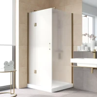 Душевой уголок Vegas-Glass AFP-Fis LUX 90x90 бронза