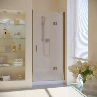 Душевая дверь в нишу Vegas-Glass AFP LUX 110 бронза