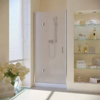 Душевая дверь в нишу Vegas-Glass AFP LUX 110 глянцевый хром