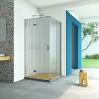 Душевой уголок Vegas-Glass AFP-Fis Retta 80x100 глянцевый хром