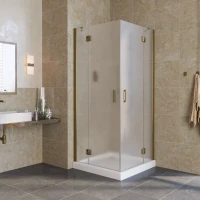 Душевой уголок Vegas-Glass AFA LUX 90x90 бронза
