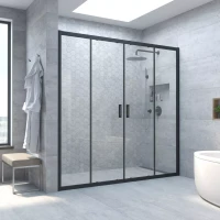 Дверь в душевой проем Vegas-Glass Z2P NOVO 155 матовый хром