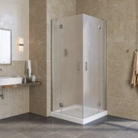 Душевой уголок Vegas-Glass AFA LUX 90x90 глянцевый хром