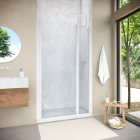 Душевая дверь Vegas-Glass EP-F-1 NOVO 140 h200 белый