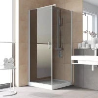 Душевой уголок Vegas-Glass EP-Fis LUX 80x100 белый