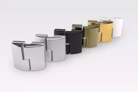 Угловые душевые ограждения с распашными дверями AFS-F NOVO 120x80 черный матовый