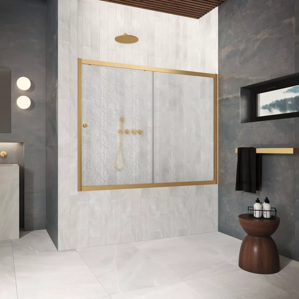 Шторки на ванну ZV Protec 180 золото матовое