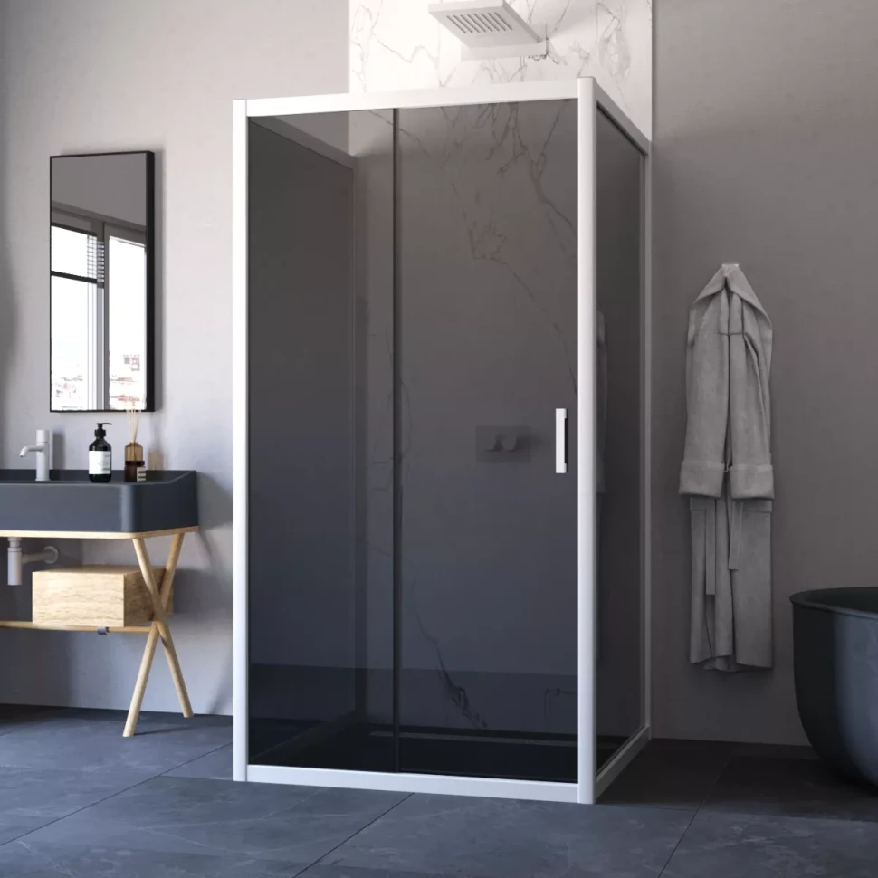 Душевой уголок Vegas-Glass ZP-U NOVO 120x90 белый