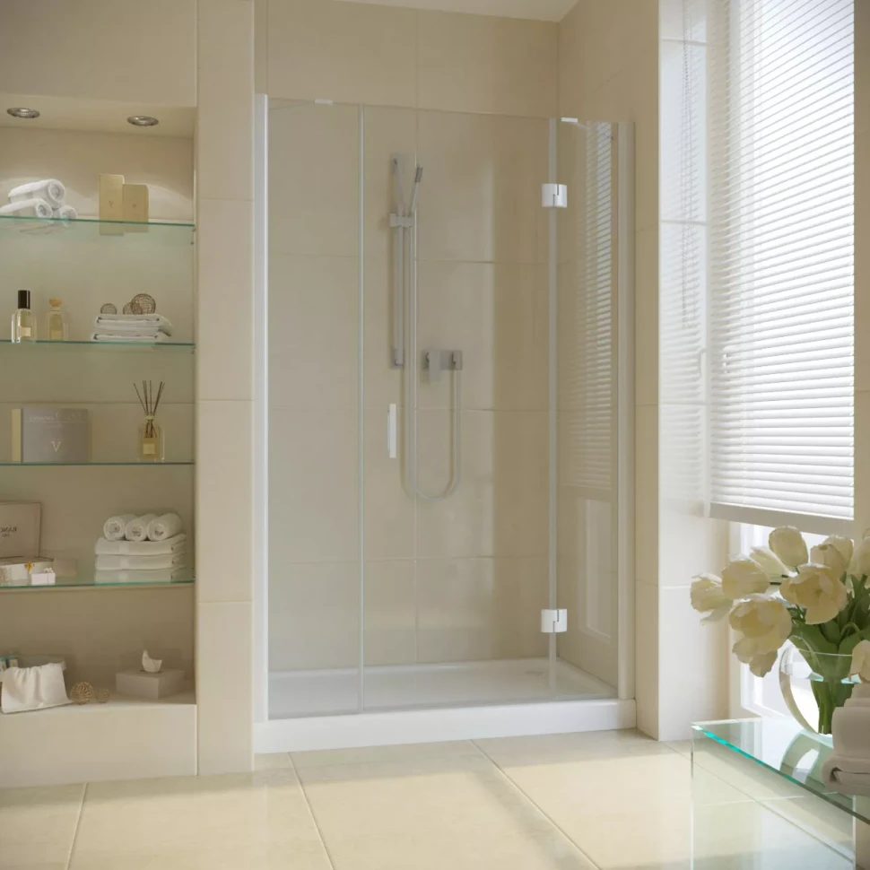 Душевая дверь Vegas-Glass AFP-F LUX 160 белый