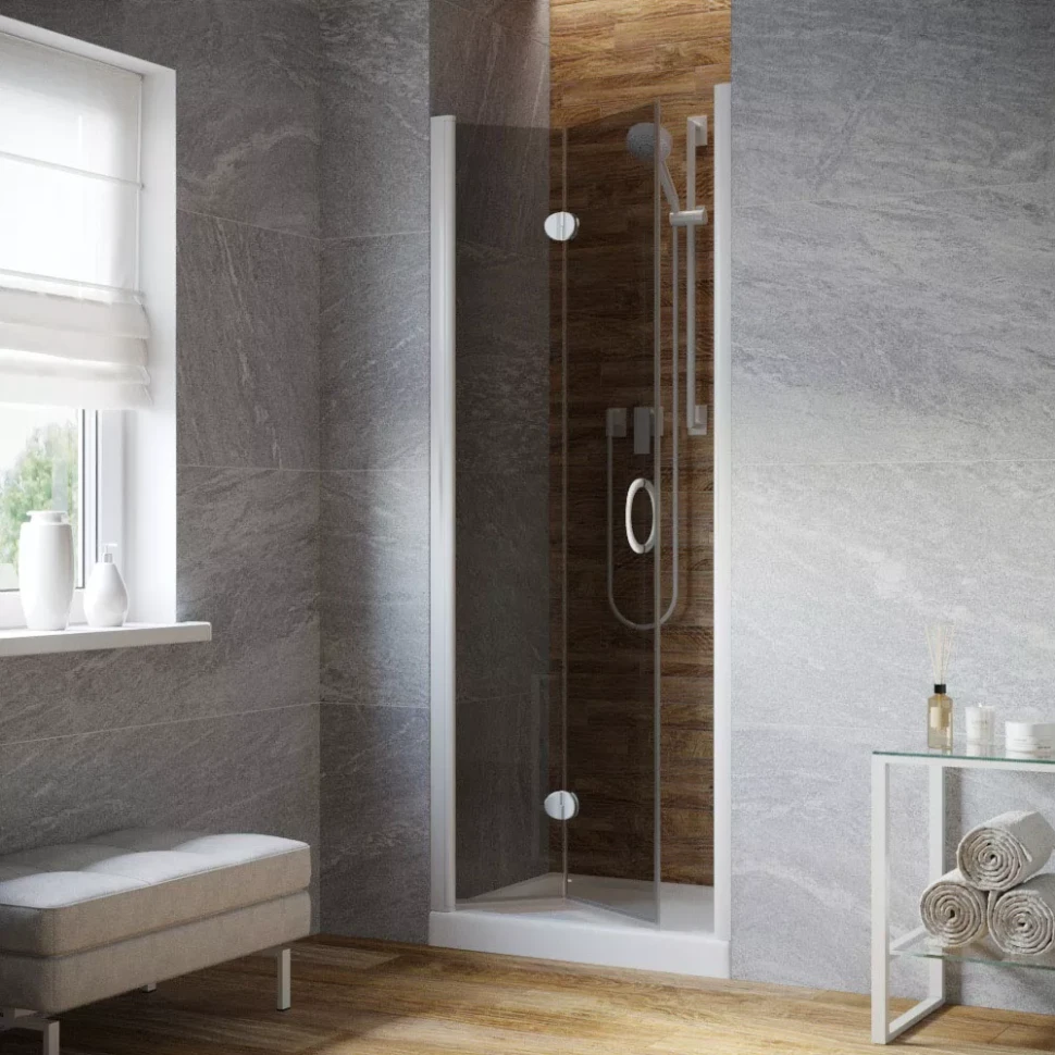 Дверь в душевую нишу Vegas-Glass GPS LUX 85 белый