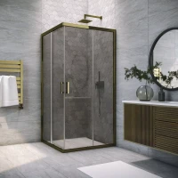 Душевой уголок Vegas-Glass ZA TUR NOVO 85x85 бронза