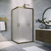 Душевой уголок Vegas-Glass ZA TUR NOVO 85x85 бронза