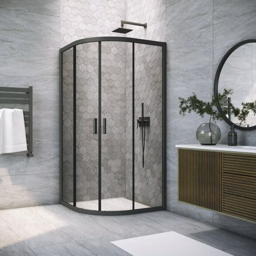 Vegas-Glass ZS NOVO 90x90 черный матовый