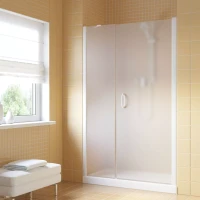 Душевая дверь в нишу Vegas-Glass EP-F-2 LUX 150 белый