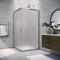 Душевой уголок Vegas-Glass ZA TUR NOVO 85x85 глянцевый хром