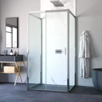 Душевой уголок Vegas-Glass ZP-U TUR NOVO 100x100 глянцевый хром