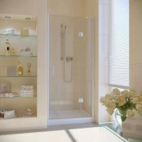 Душевая дверь в нишу Vegas-Glass AFP LUX 90 белый