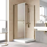 Душевой уголок Vegas-Glass EP-Fis LUX 80x110 бронза