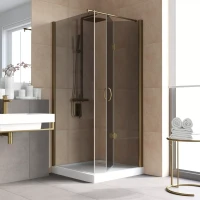 Душевой уголок Vegas-Glass GPS-Fis LUX 90x90 бронза
