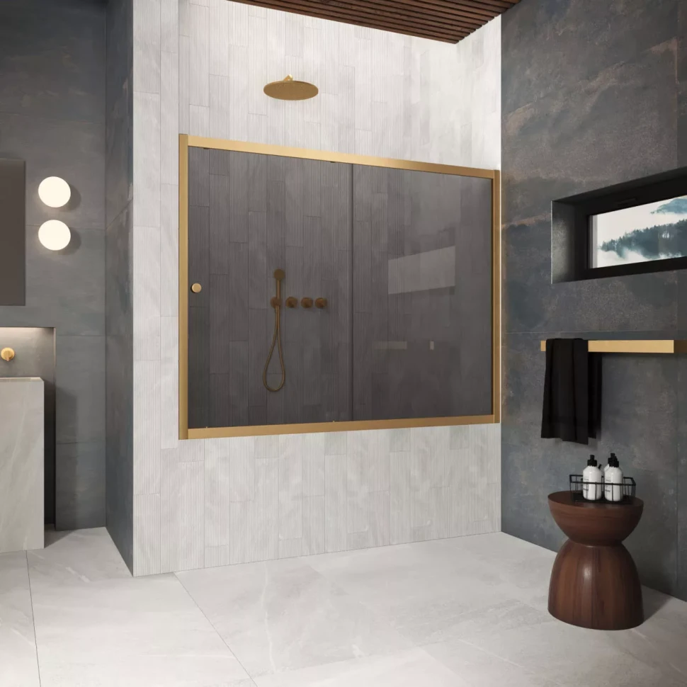 Шторки на ванну ZV Protec 190 золото матовое