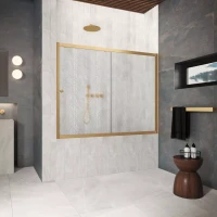 Шторки на ванну ZV Protec 190 золото матовое