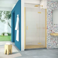 Двери в душевой проем AFP Retta 110 золото матовое