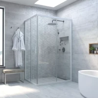 Душевое ограждение Vegas-Glass ZA-F NOVO 95x70 белый