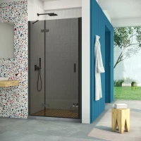 Двери в душевой проем AFP Retta 110 черный матовый