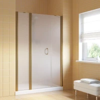 Душевая дверь в нишу Vegas-Glass EP-2F LUX 145 бронза