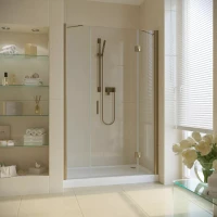 Душевая дверь Vegas-Glass AFP-F LUX 180 бронза