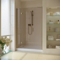 Душевая дверь Vegas-Glass AFP-F LUX 180 бронза