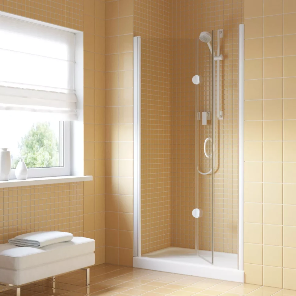 Дверь в душевую нишу Vegas-Glass GPS LUX 95 белый