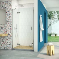 Двери в душевой проем AFP Retta 120 золото матовое