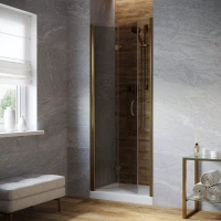 Дверь в душевую нишу Vegas-Glass GPS LUX 95 бронза