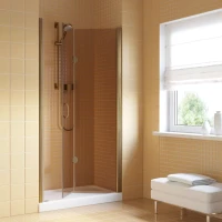 Дверь в душевую нишу Vegas-Glass GPS LUX 95 бронза