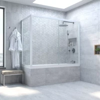 Шторки на ванну ZV+ZVF NOVO 160x90 белый