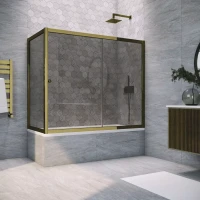 Шторки на ванну ZV+ZVF TUR NOVO 170x80 бронза