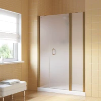 Душевая дверь в нишу Vegas-Glass EP-2F LUX 150 бронза