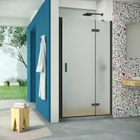 Двери в душевой проем AFP Retta 120 черный матовый