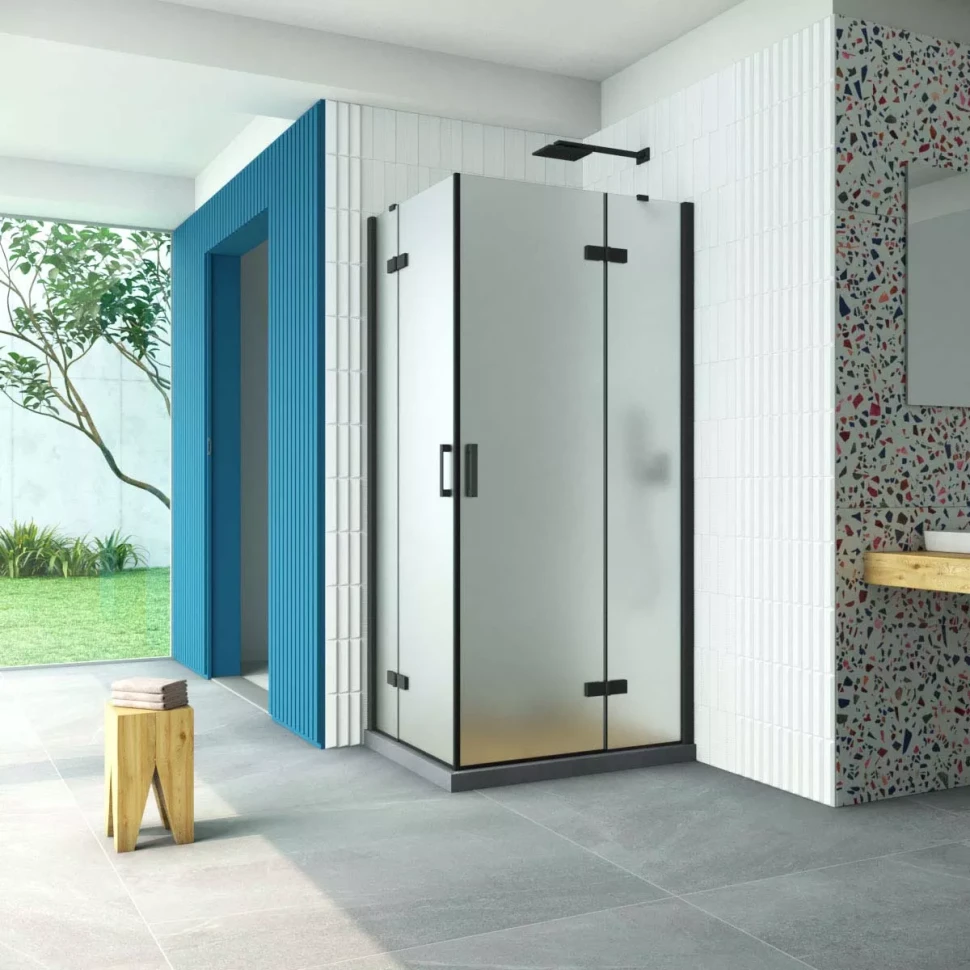 Vegas-Glass AFA-F Retta 120x90 черный матовый