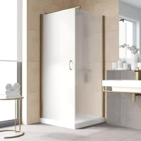 Душевой уголок Vegas-Glass EP-Fis LUX 80x80 бронза