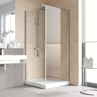 Душевой уголок Vegas-Glass EP-Fis LUX 80x80 глянцевый хром