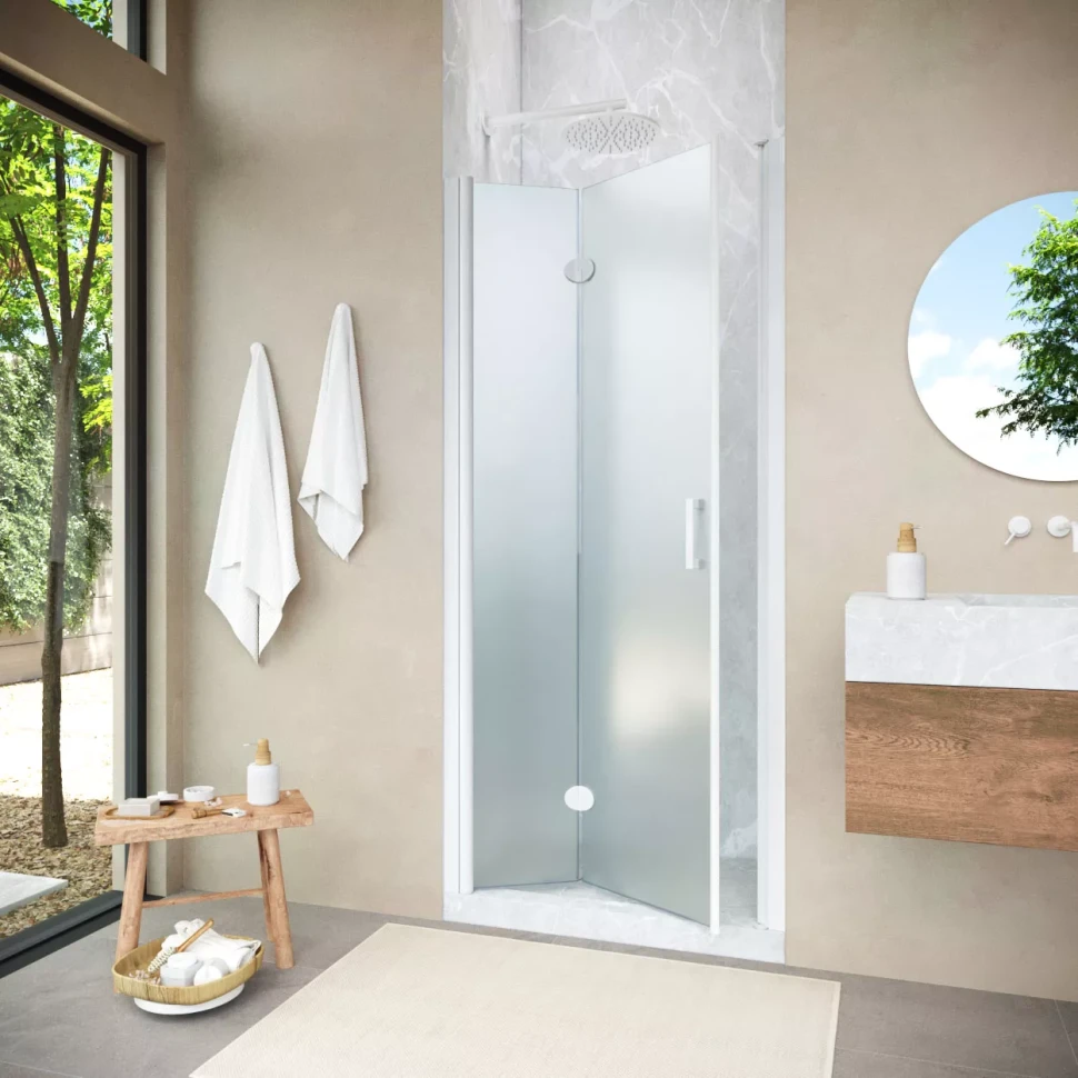 Душевая дверь в нишу Vegas-Glass GPS NOVO 100 h189 белый