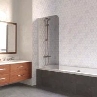 Шторки на ванну Vegas-Glass EV LUX 60 белый