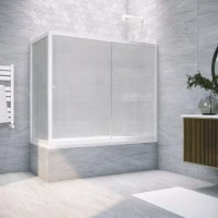 Шторки на ванну ZV+ZVF NOVO 170x70 белый