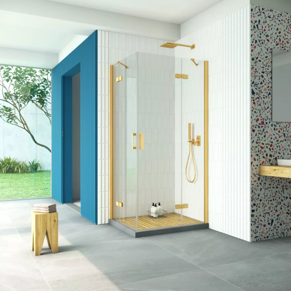 Vegas-Glass AFA-F Retta 90x80 золото матовое