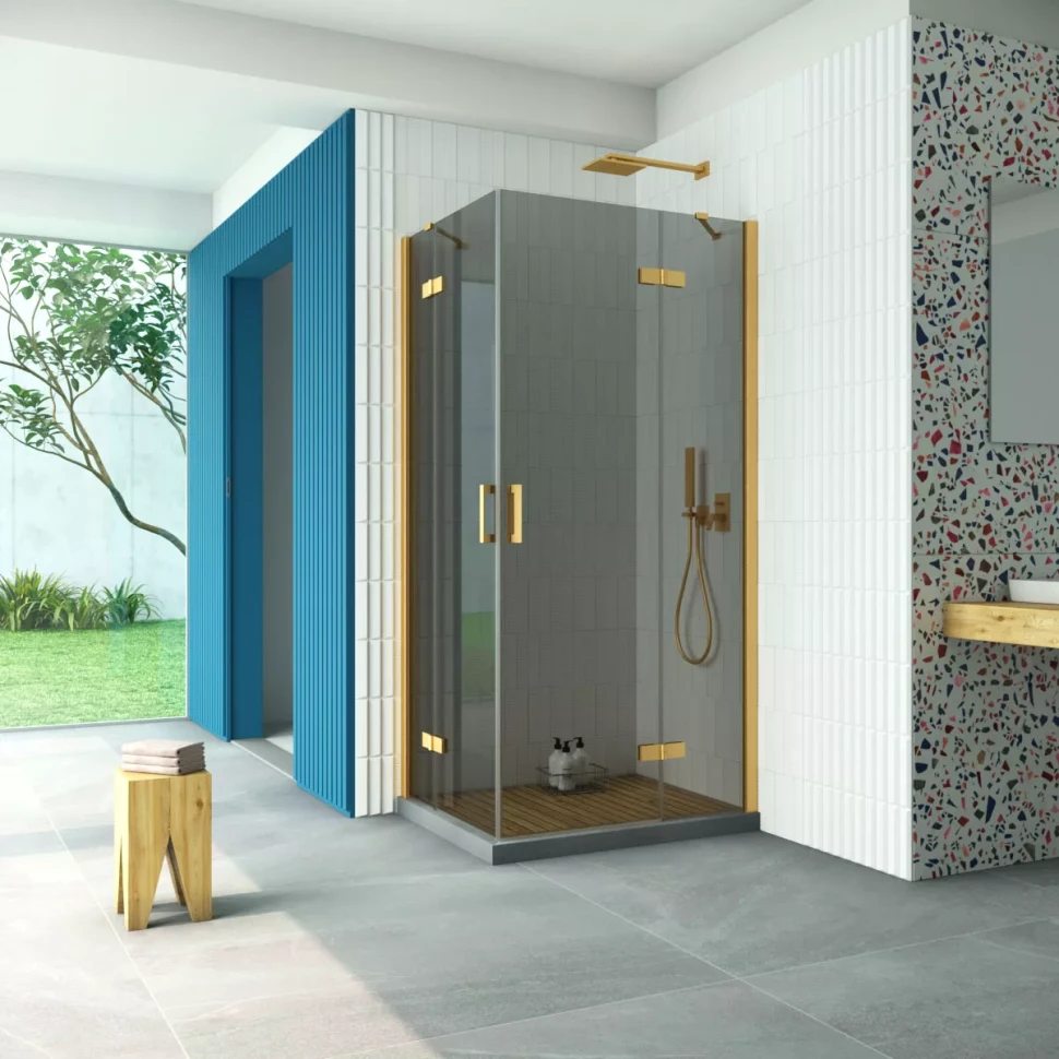 Vegas-Glass AFA-F Retta 90x80 золото матовое