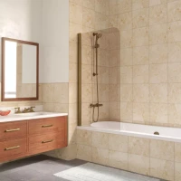 Шторки на ванну Vegas-Glass EV LUX 60 бронза