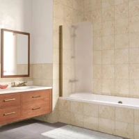 Шторки на ванну Vegas-Glass EV LUX 60 бронза